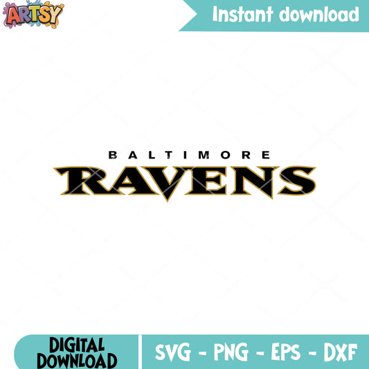 The ravens baltimore football team svg. baltimore ravens svg, nfl svg