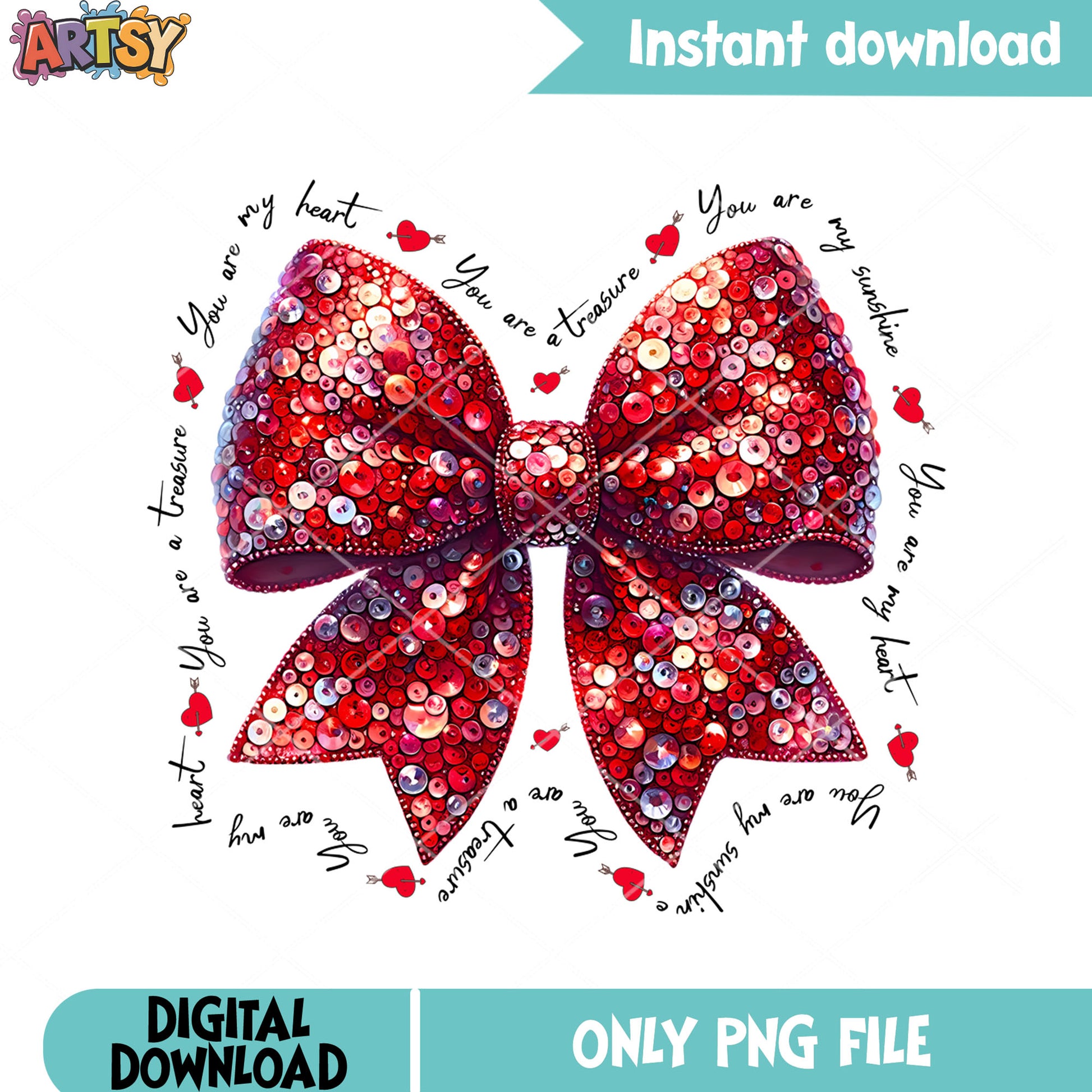 The red valentines gifts png, valentines bow png, valentines poster png