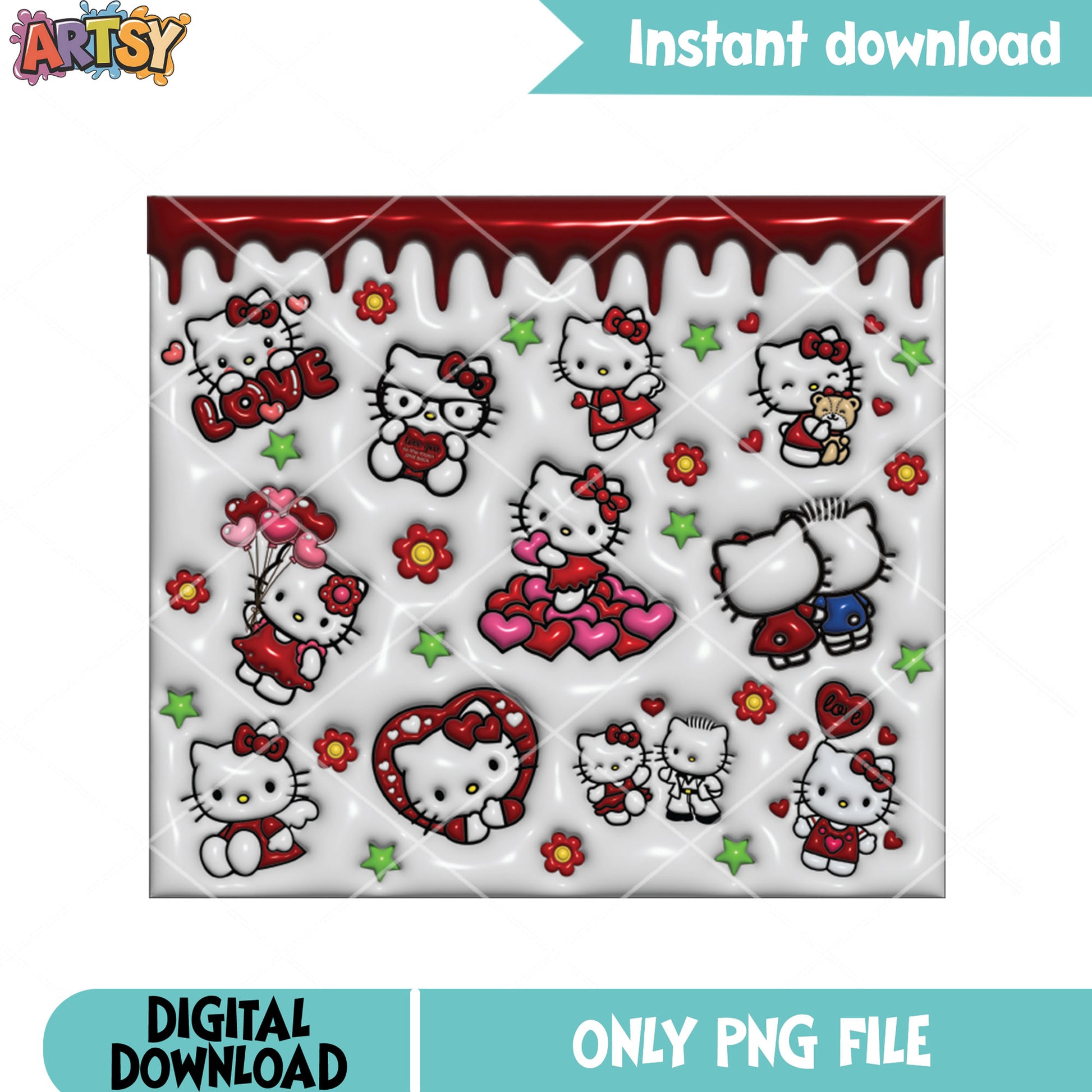The sanrio hello kitty png, sanrio valentine png, hello kitty png