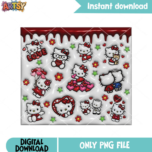 The sanrio hello kitty png, sanrio valentine png, hello kitty png