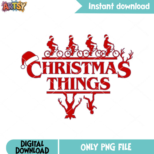 The upside down christmas png, stranger things png, demogorgon ​​png