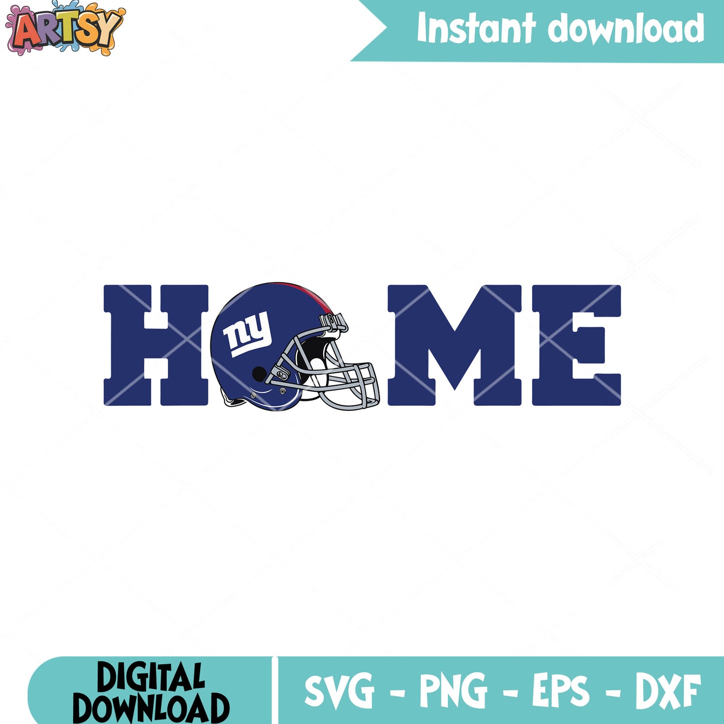 The way to home football svg, ny giants svg, america football svg