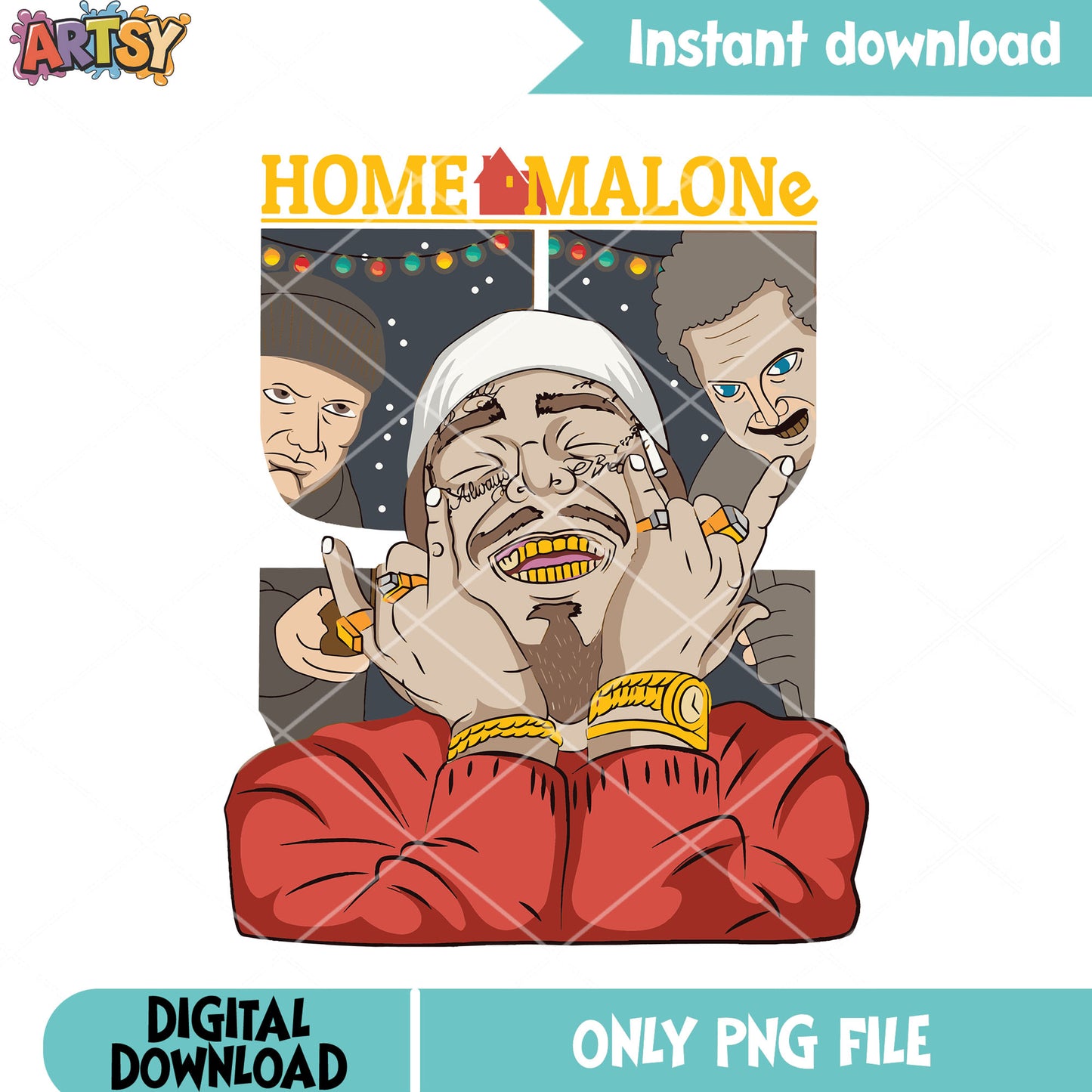 The wet bandit thief xmas png, Post malone png, merry christmas png