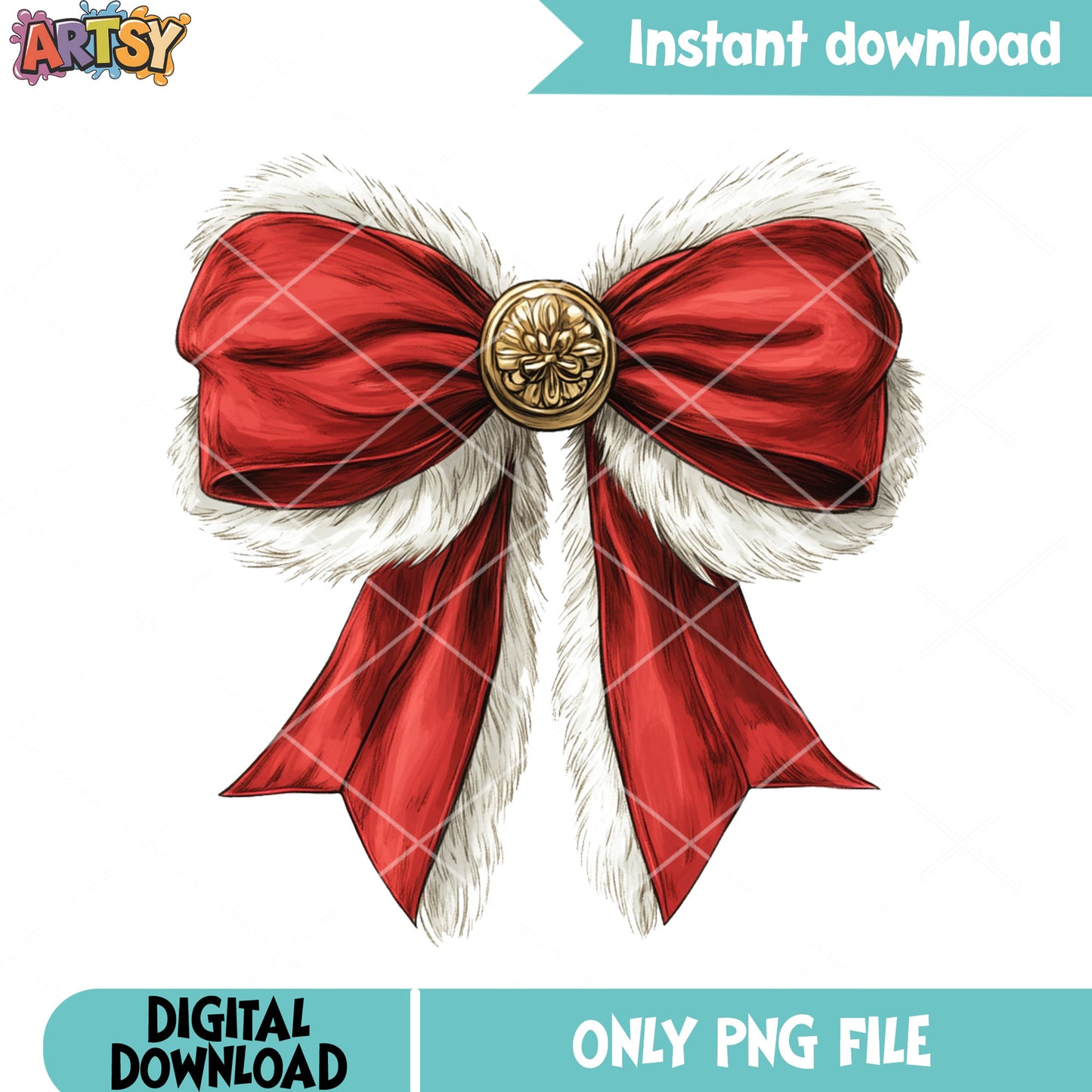 The xmas santa costume png, christmas bow png, christmas vibes png