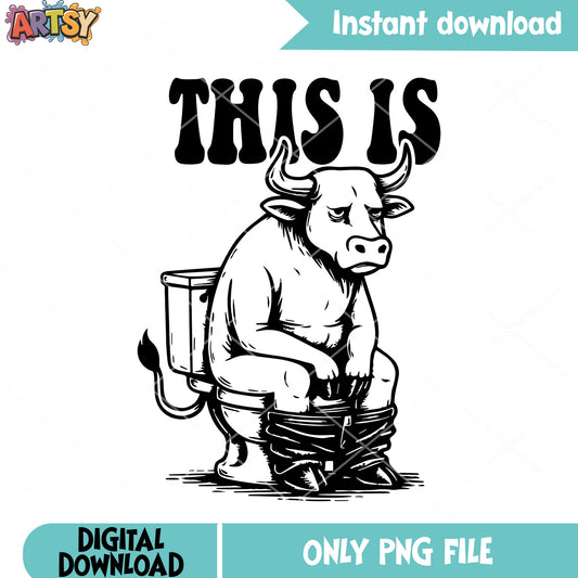This is buffalo poop png, funny art png, buffalo bills png