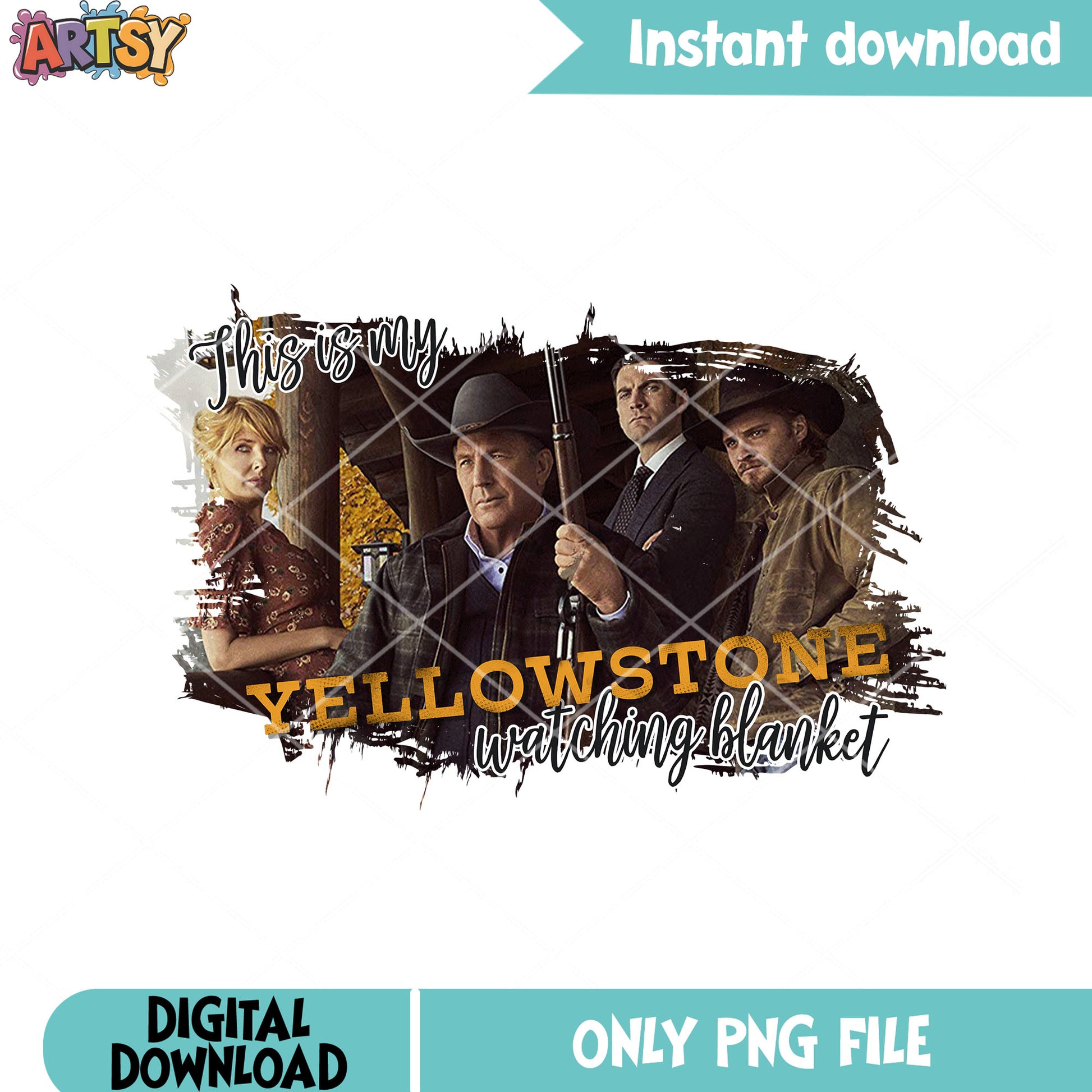 This is my Yellowstone blanket png, Beth Dutton png, Jamie Dutton png
