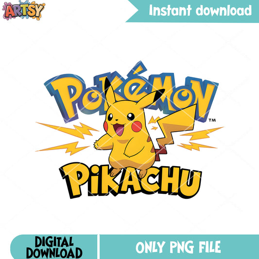 Thunder pokemon pikachu png, pikachu png, pokemon gifts png