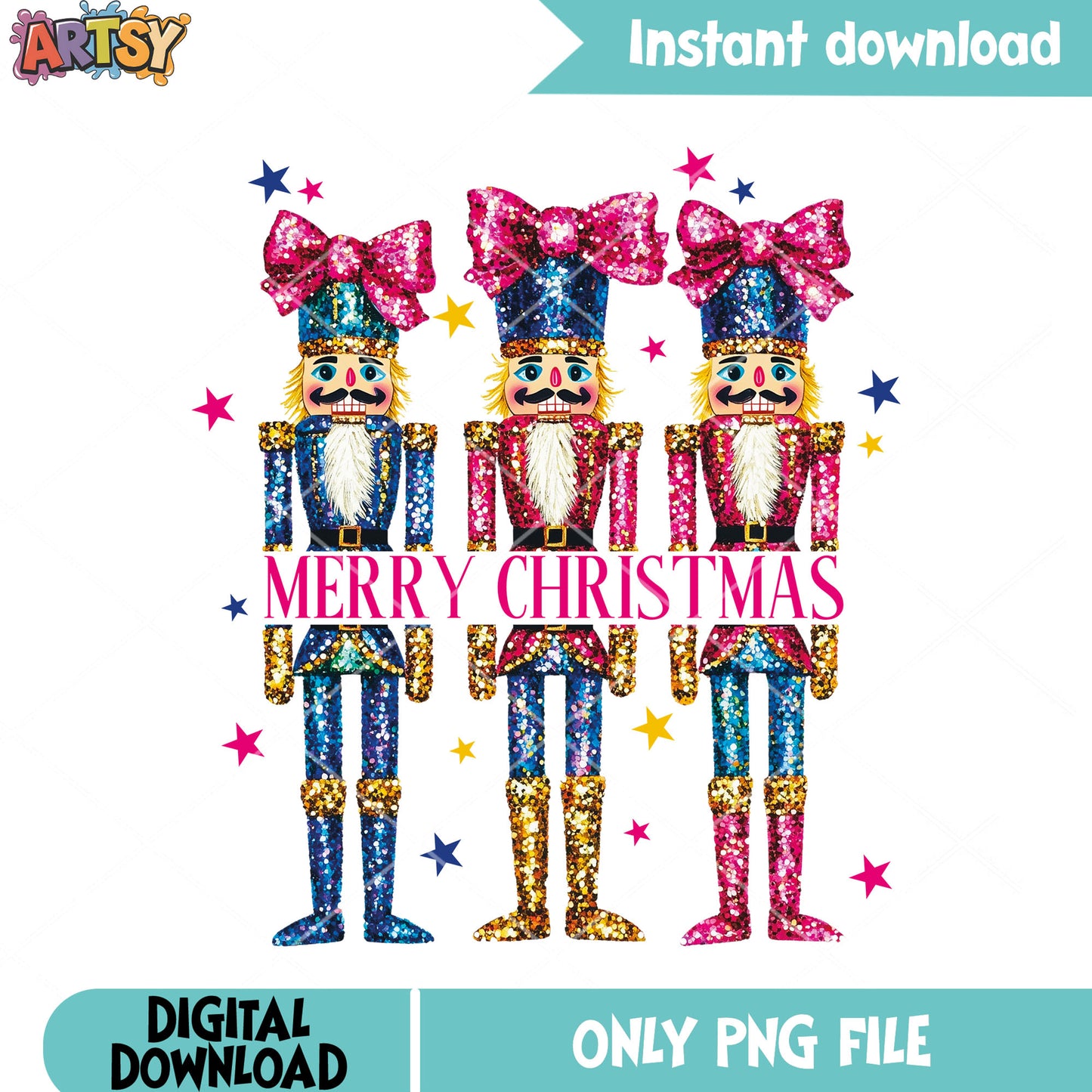 Tin soldier starry night png, nutcracker png, christmas night png