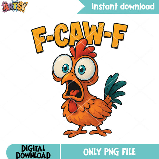 Tiny scared chicken png,blue long tail chicken​ png, cute animal png
