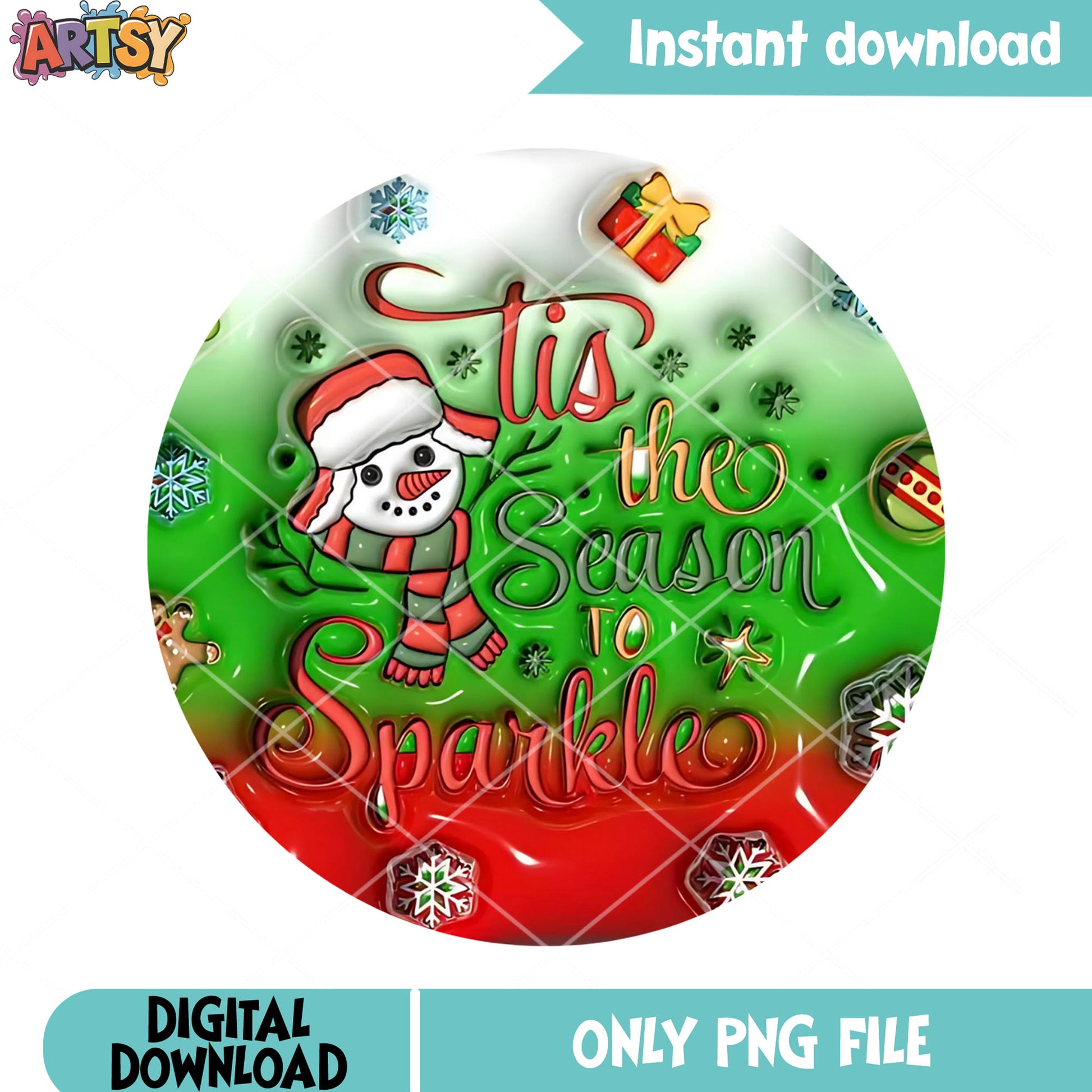 Tis the season sparkle png, sparkle christmas png, holiday cheer png