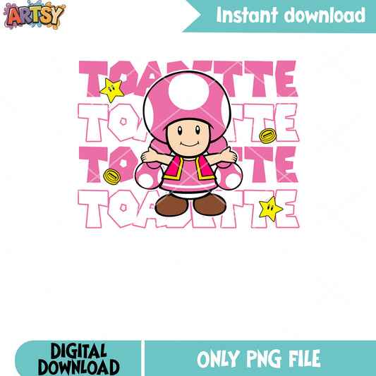 Toadette mario png, super mario toadette​ png, mario bros toadette​ png