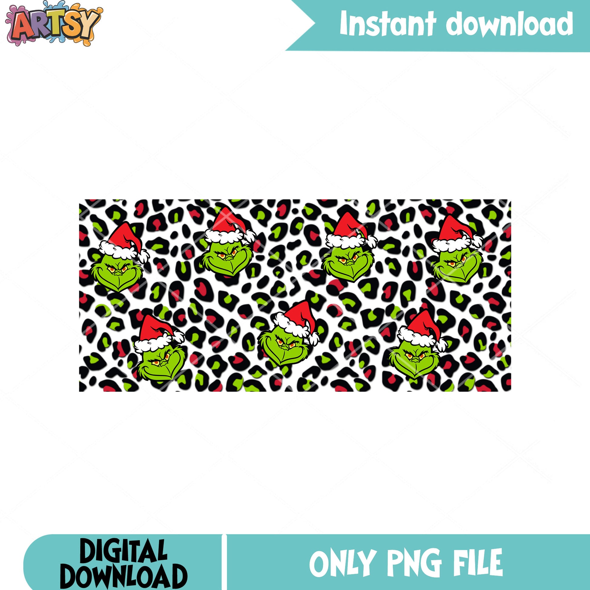 Too much grinchy for a day png, christmas card png, santa claus png