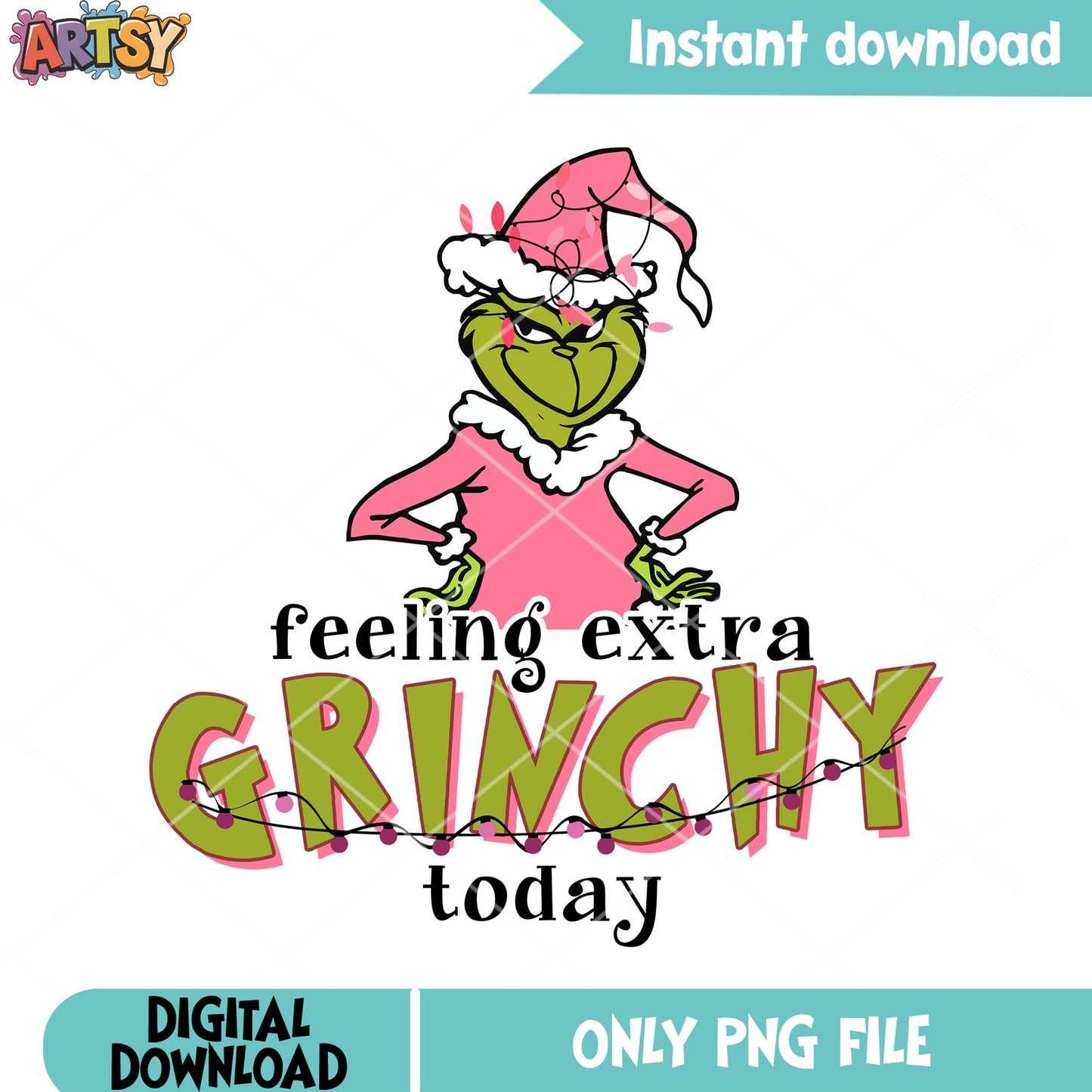 Too much grinchy today png, christmas gifts png, the grinch png