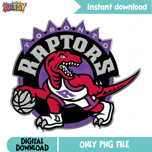 Toronto Raptors PNG, NBA Basketball Team Logo, Raptors PNG