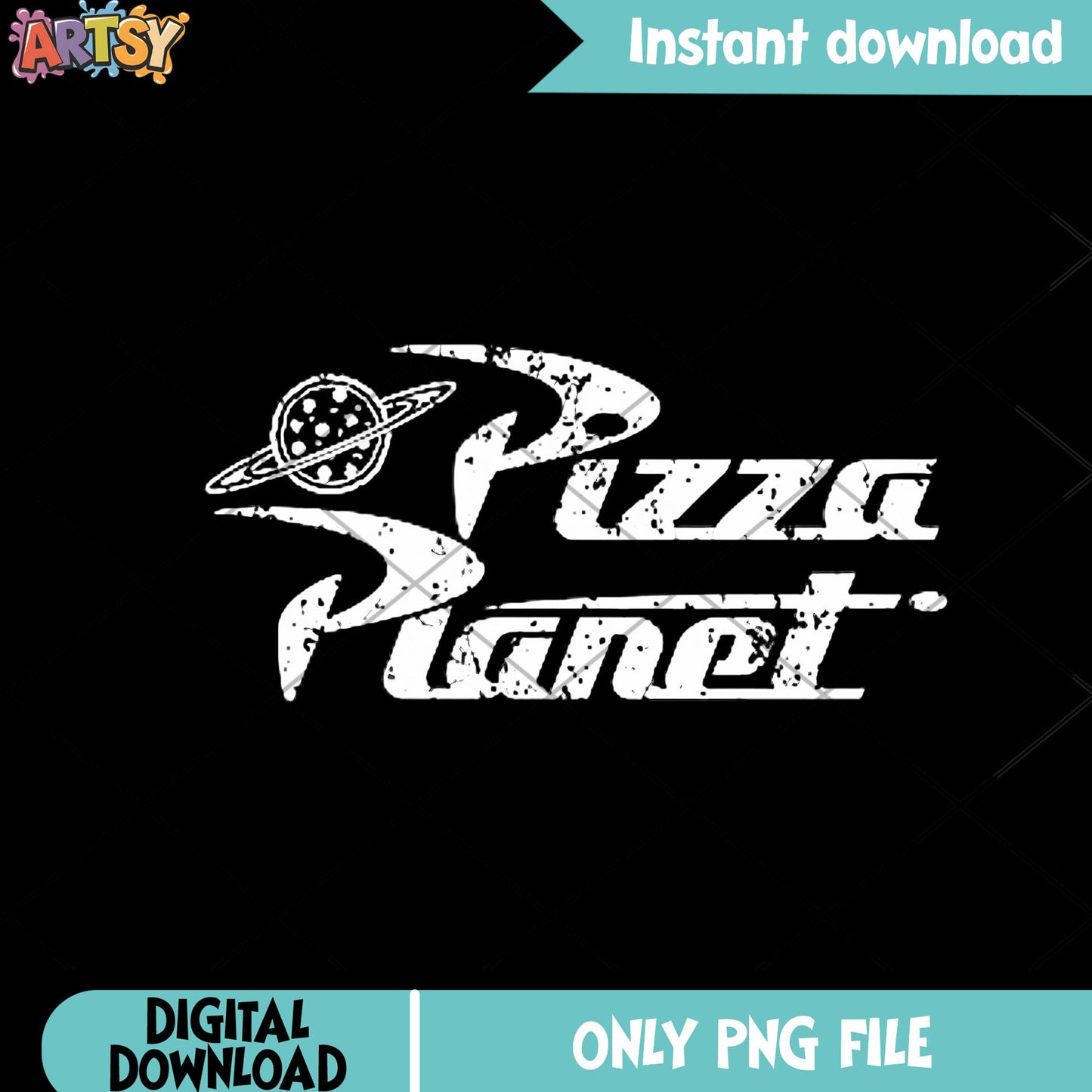Toy Story pizza planet png, disney movies png, disney pixar png