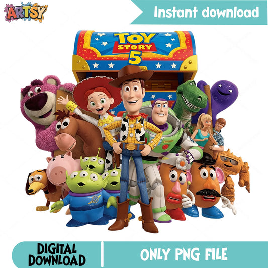 Toy Story 5 PNG Clipart, Woody And Buzz Lightyear PNG, Disney PNG