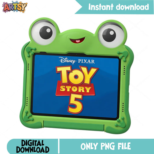 Toy Story 5 PNG, Disney Pixar PNG, Kids Movie Clipart PNG