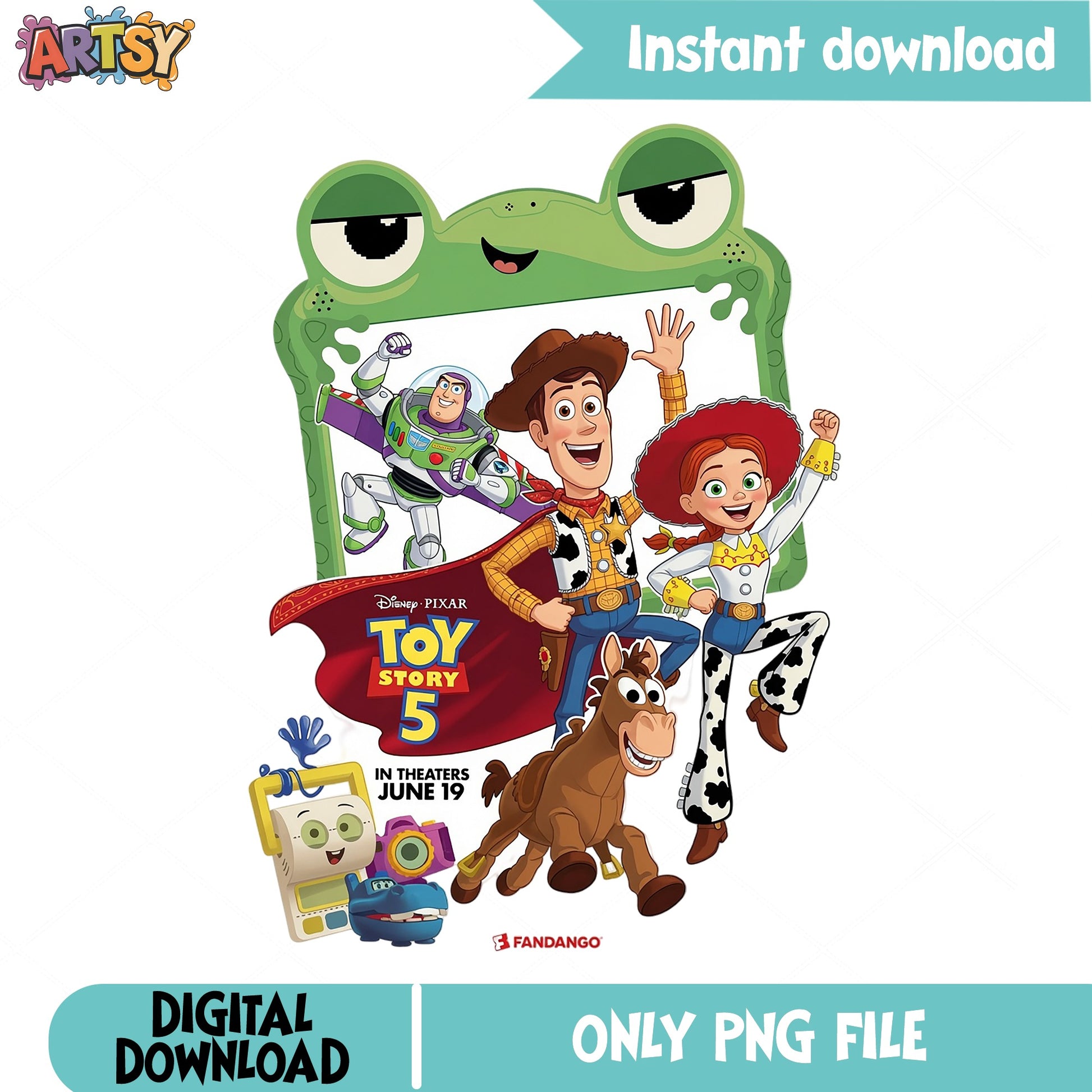 Toy Story 5 PNG, Woody Buzz Lightyear Characters PNG, Disney PNG