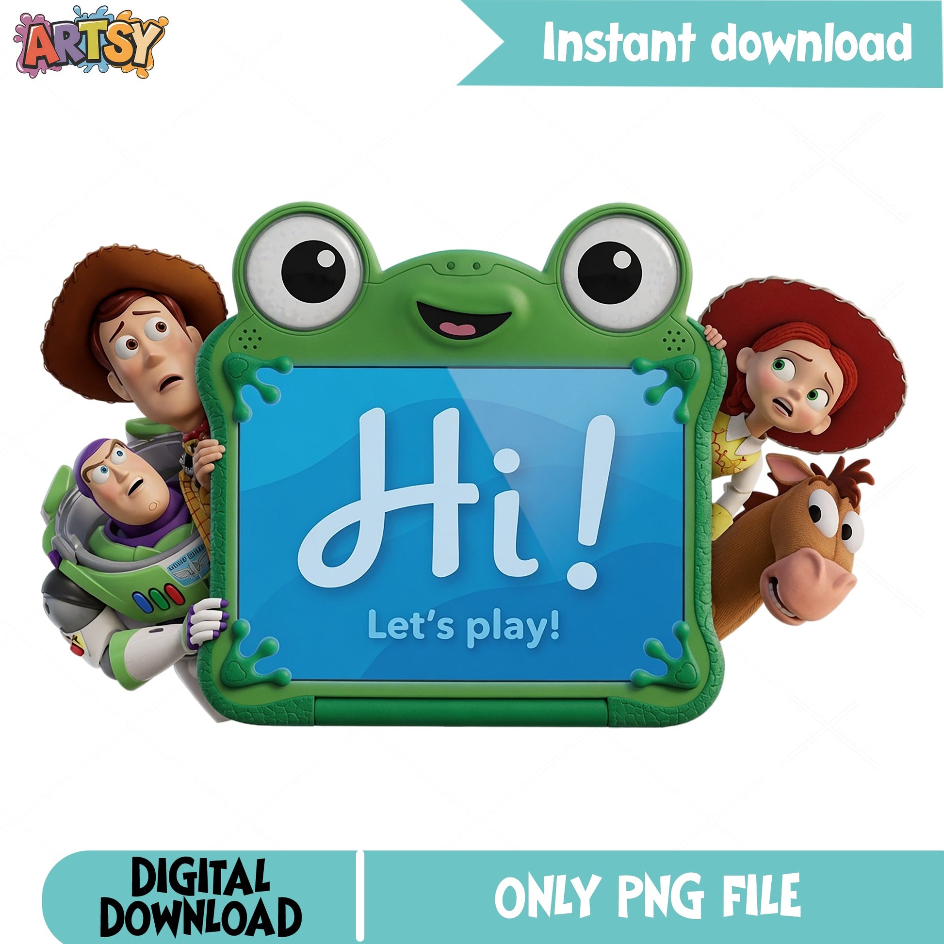 Toy Story Characters PNG, Buzz Woody Jessie Clipart, Disney PNG