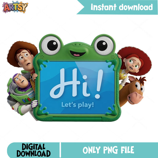 Toy Story Characters PNG, Buzz Woody Jessie Clipart, Disney PNG