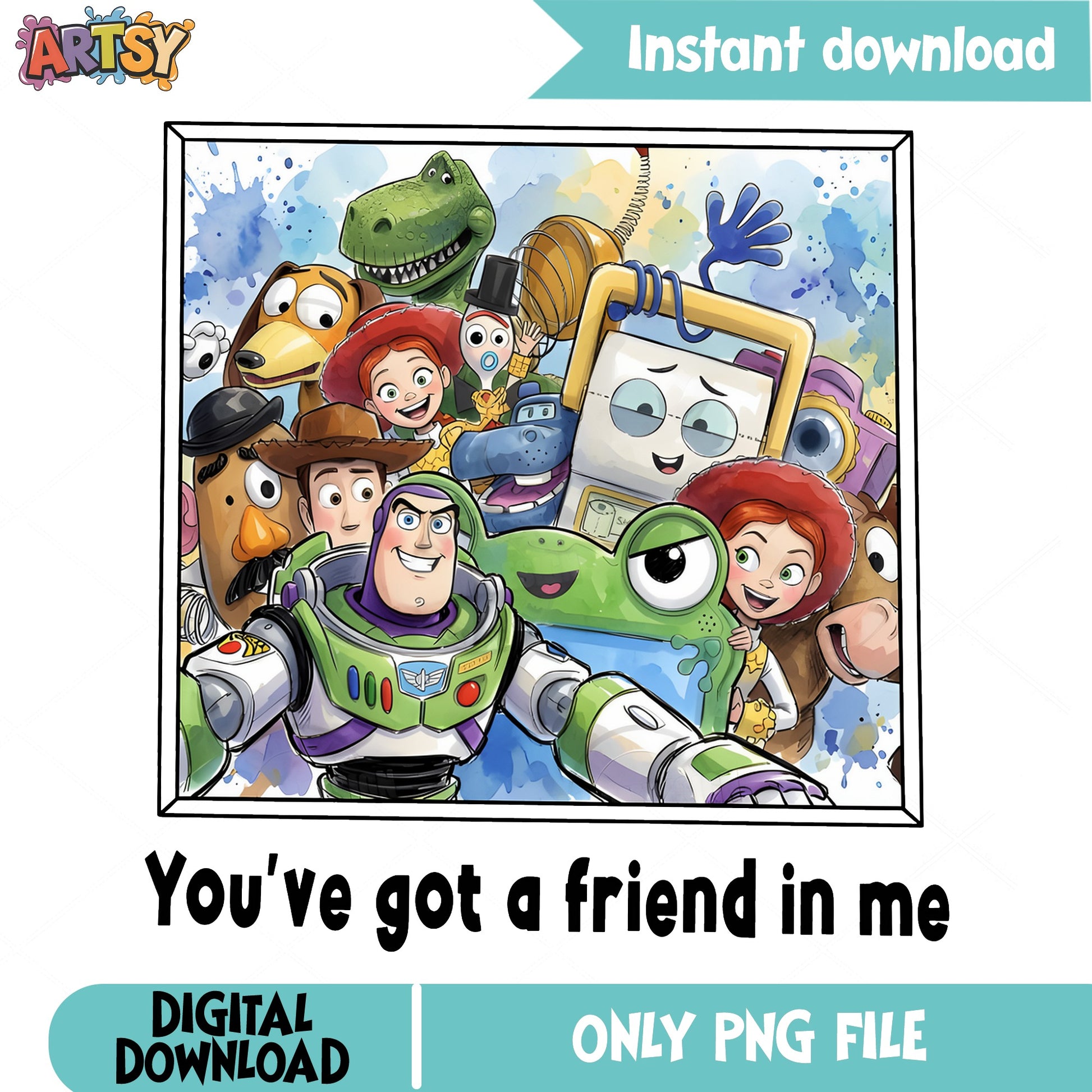 Toy Story Characters PNG, Woody Buzz Lightyear PNG, Disney PNG