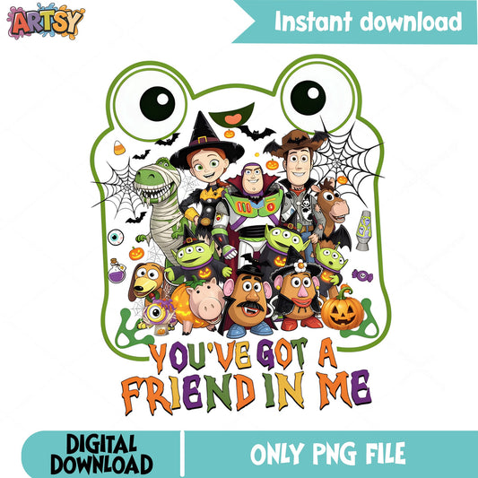 Toy Story Halloween PNG, You've Got A Friend In Me, Disney PNG