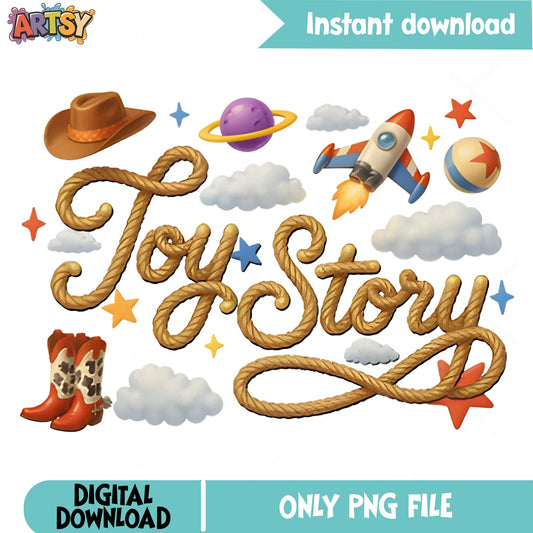 Toy Story PNG, Disney Pixar Clipart, Woody Buzz Lightyear PNG