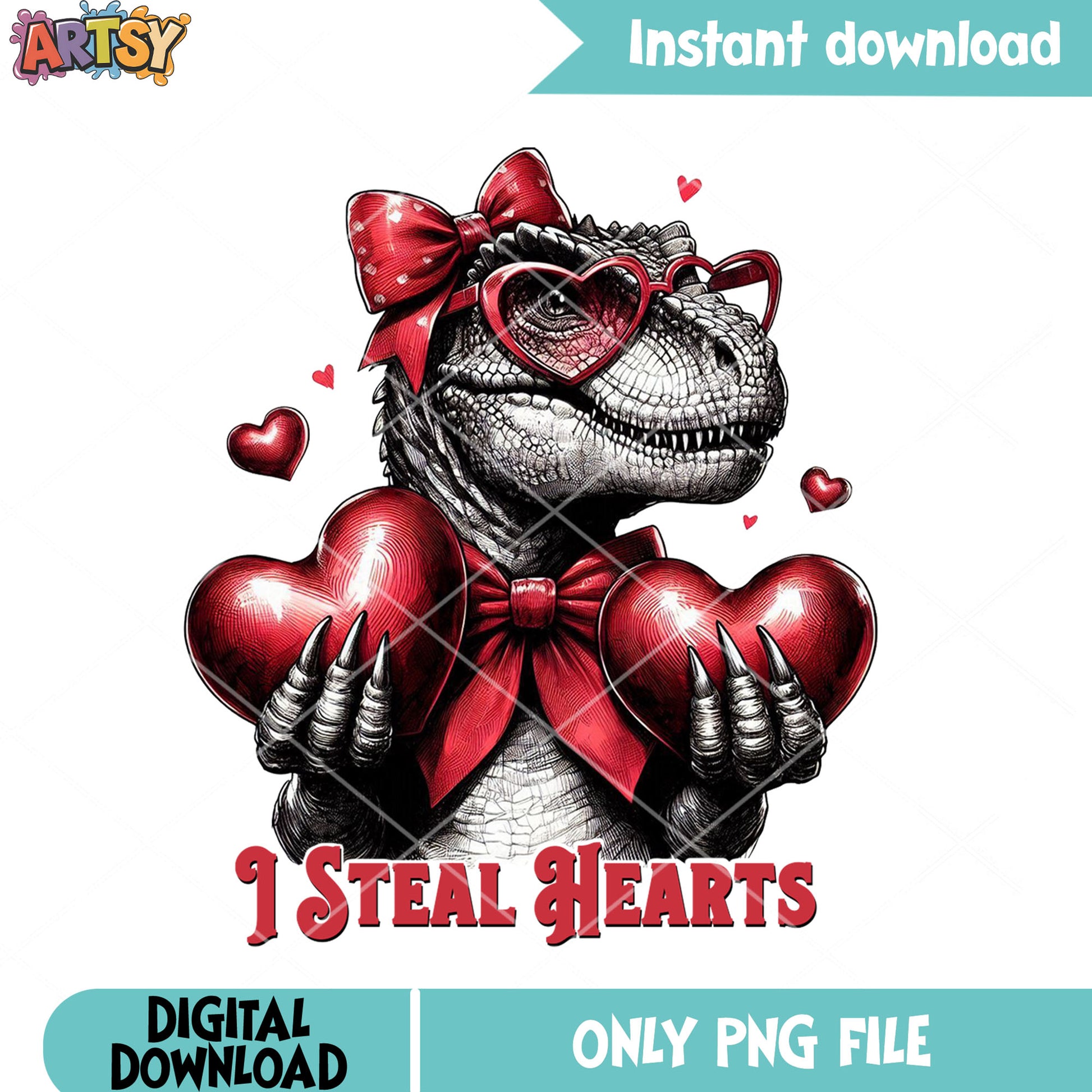 T rex stole my valentines png, valentines gifts png, happy valentines png