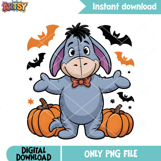 Trick or treat eeyore png winnie the pooh eeyore png, halloween vibes png