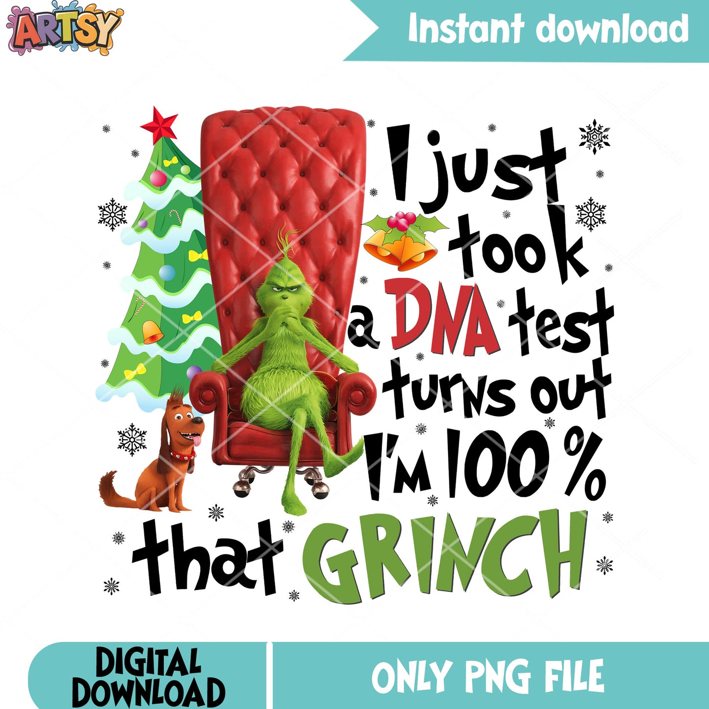 Turn out im 100 that grinch png, max the dog png, grinchmas png