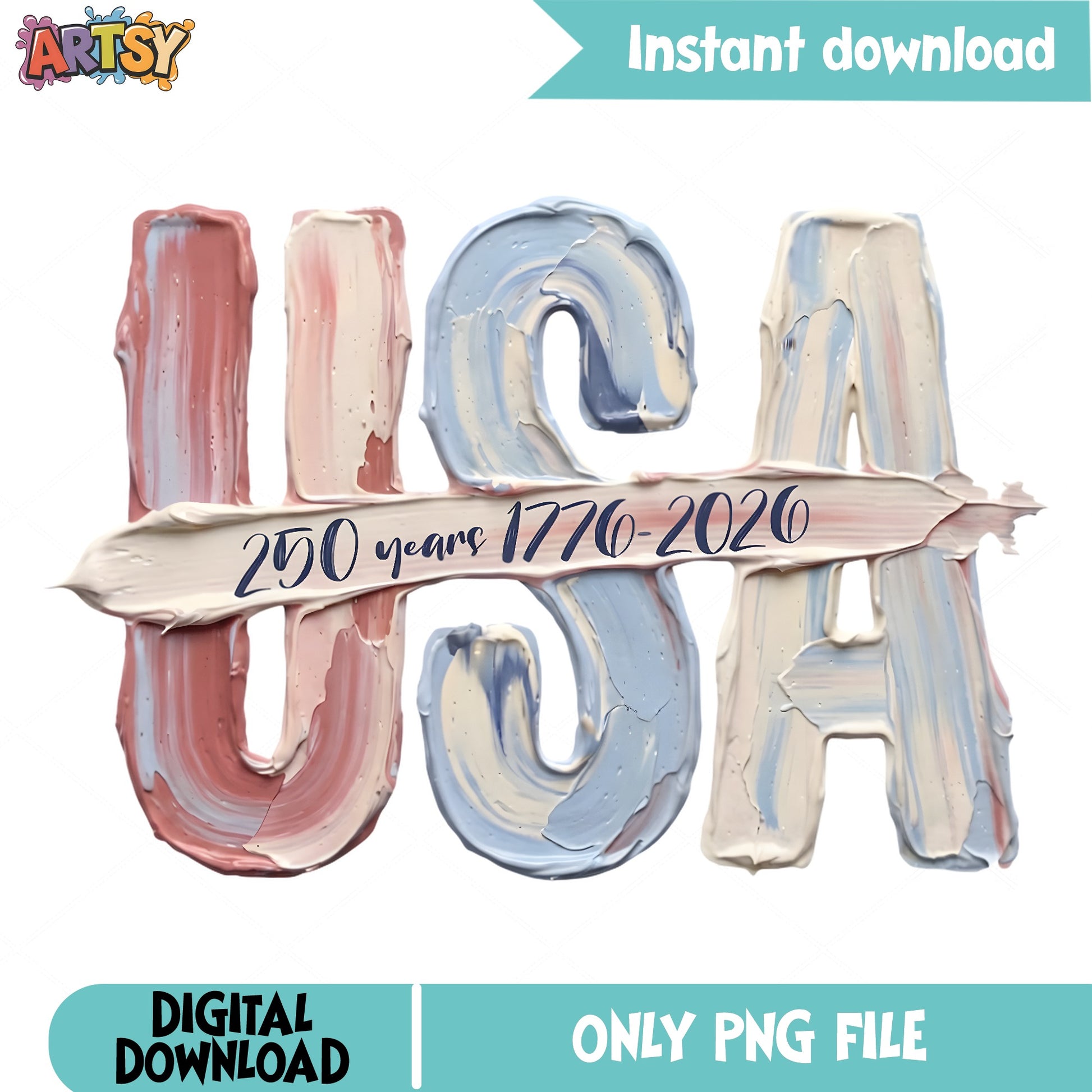 USA 250 Years 1776 2026 PNG, 4th Of July PNG, America PNG