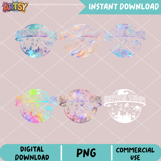 Universal studios world png bundle