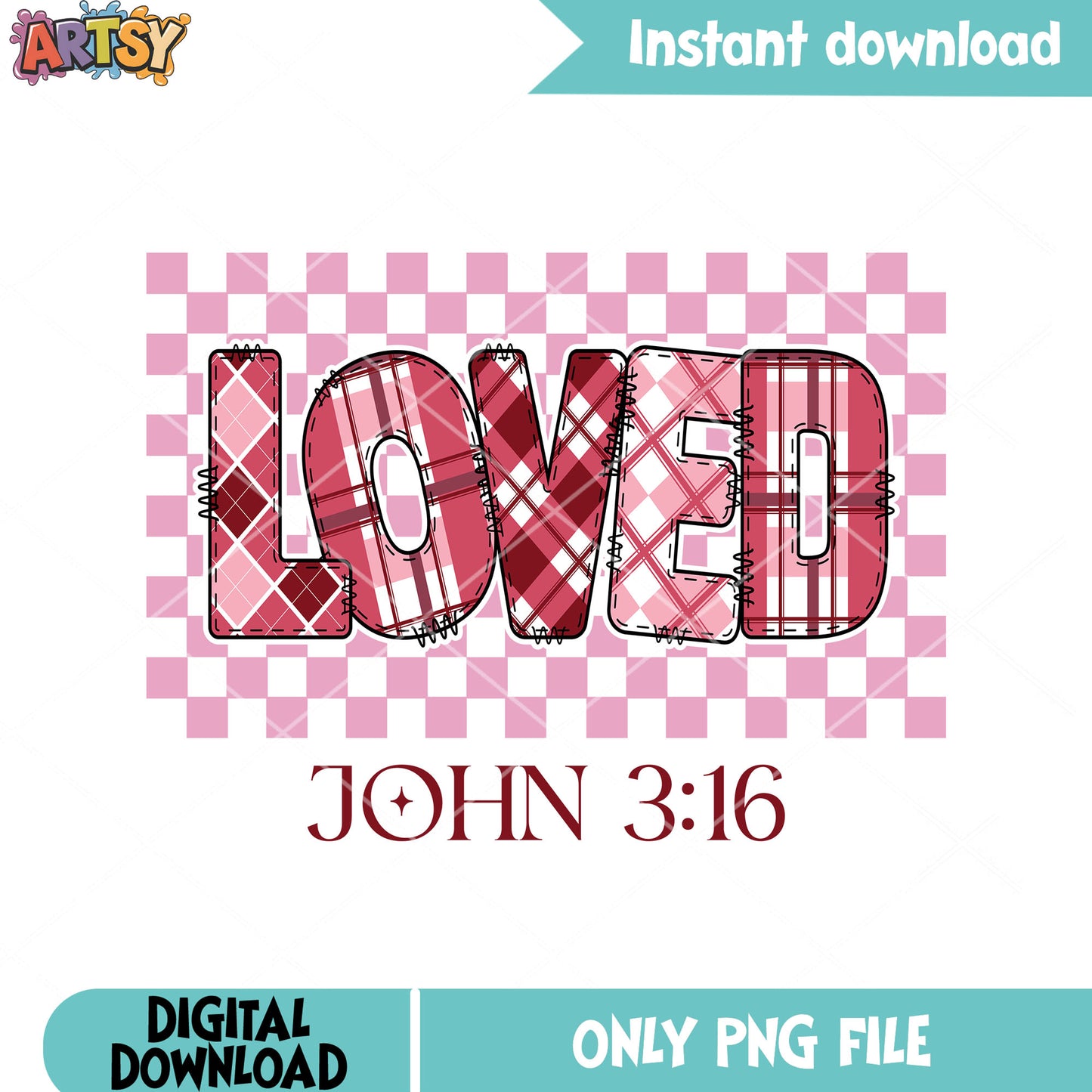 Valentine john 3 16 png,  happy valentine day png, valentine design png