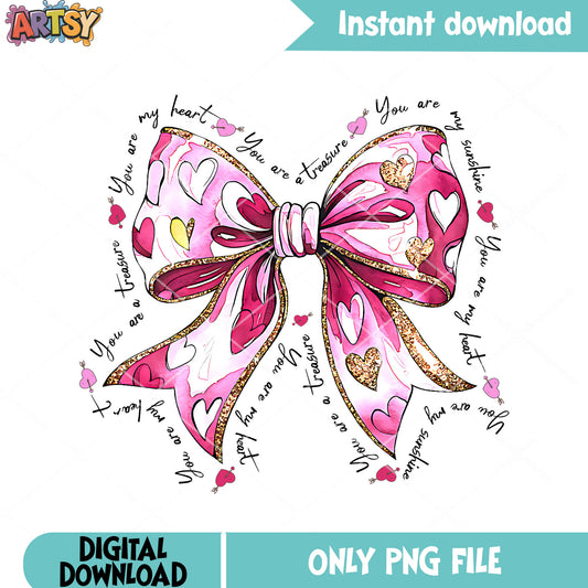 Valentines you are my heart png, valentines gifts png, valentines png