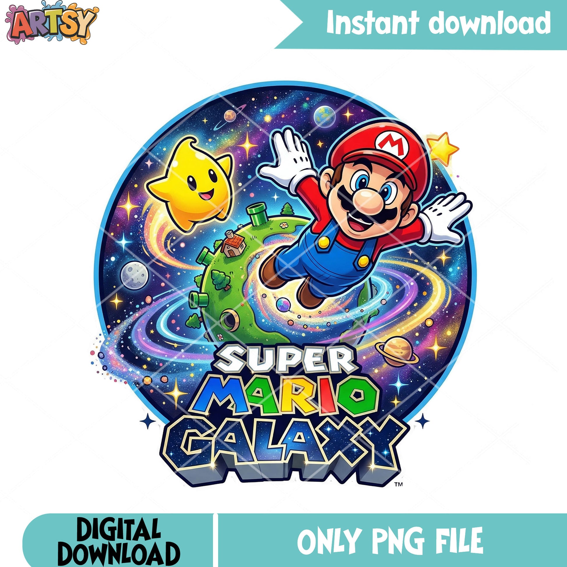 Vibes mario nintendo png, mario characters png, super mario galaxy png
