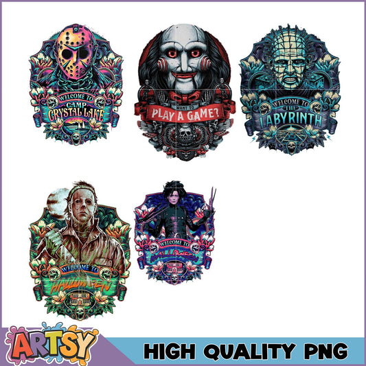 Vintage Horror Bundle High Quality PNG for Creative Projects