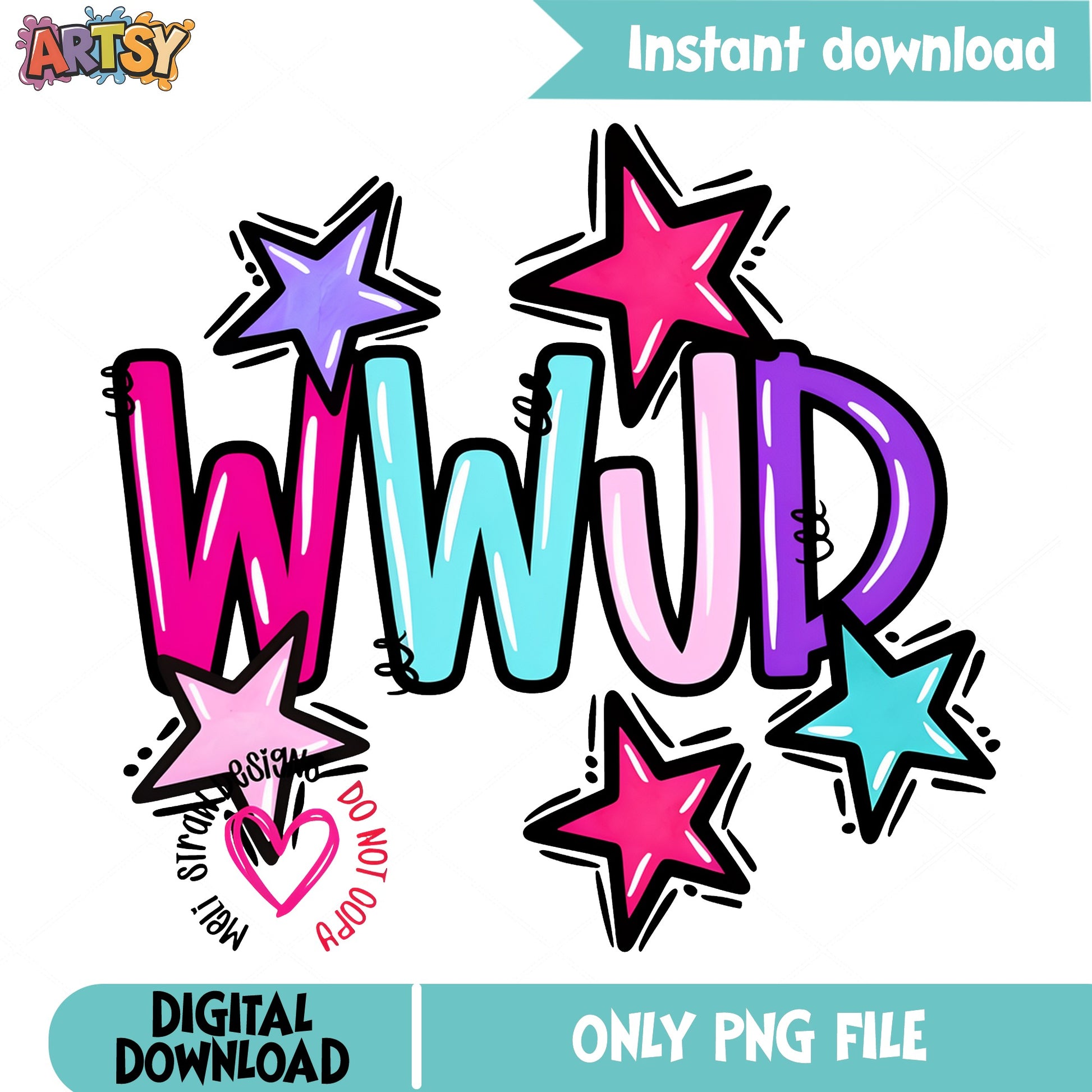 WWJD PNG, Christian Inspirational Design PNG, Stars PNG