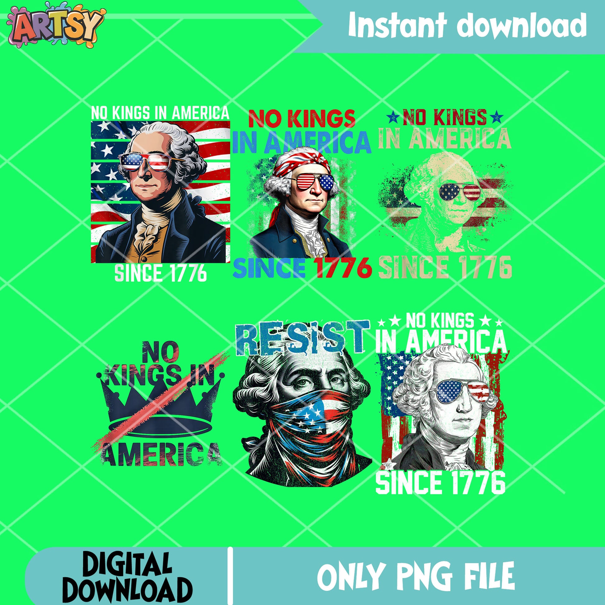 Washington no kings png bundle, america no kings png, no kings png