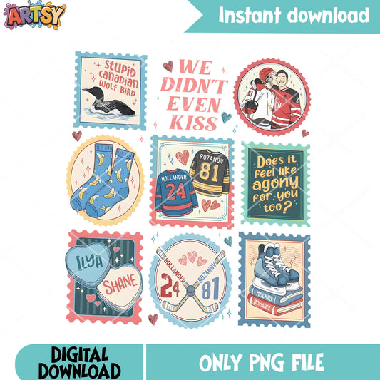 We didnt even kiss png, hockey jersey png, ilya shane png