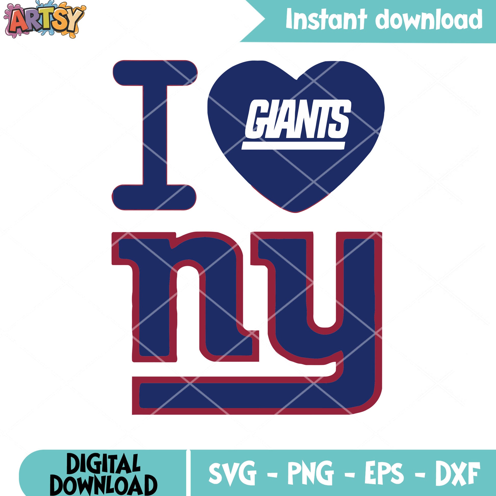 We forever love new york svg, new york giants svg, nfl football svg