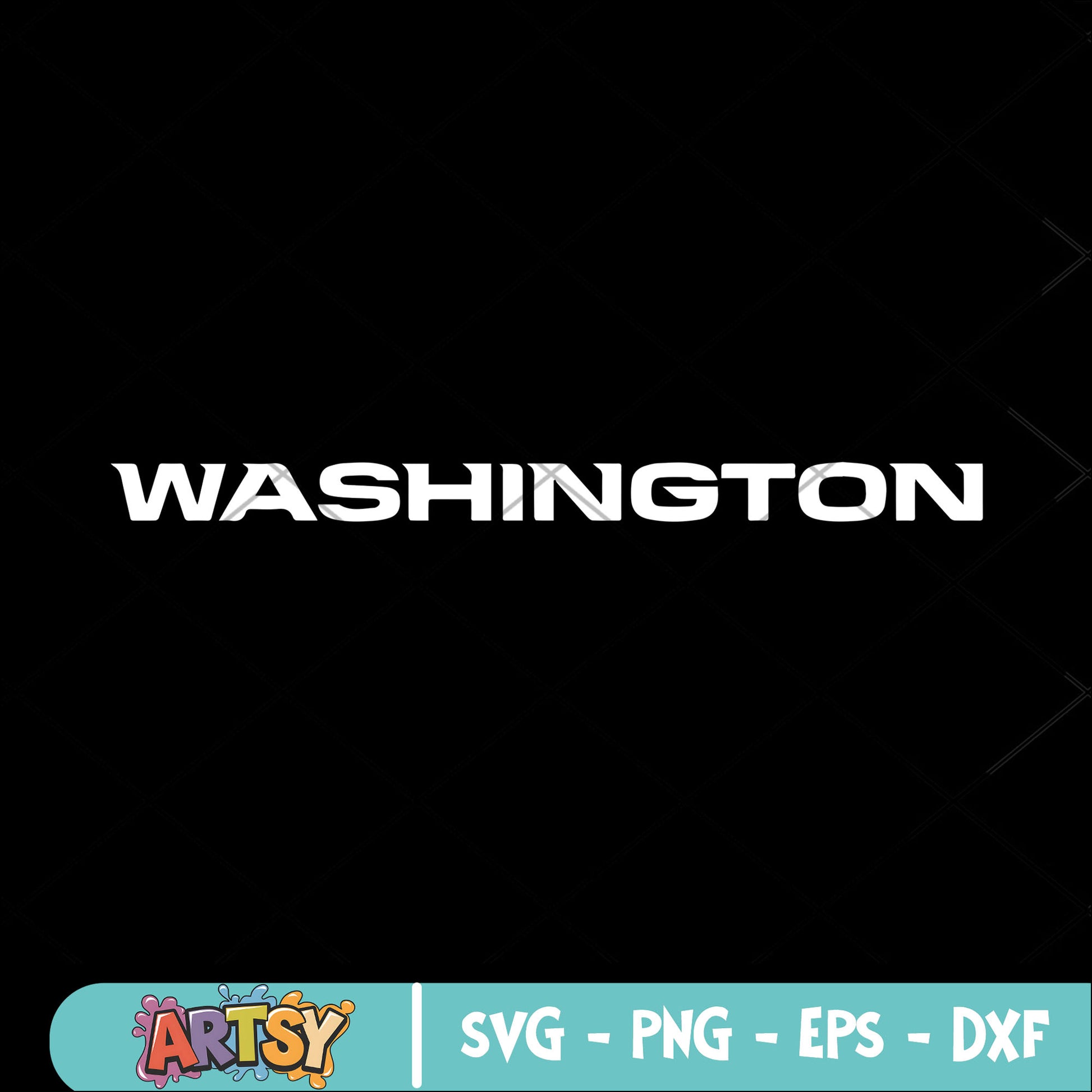 White title washington poster svg, washington redskin svg, nfl svg