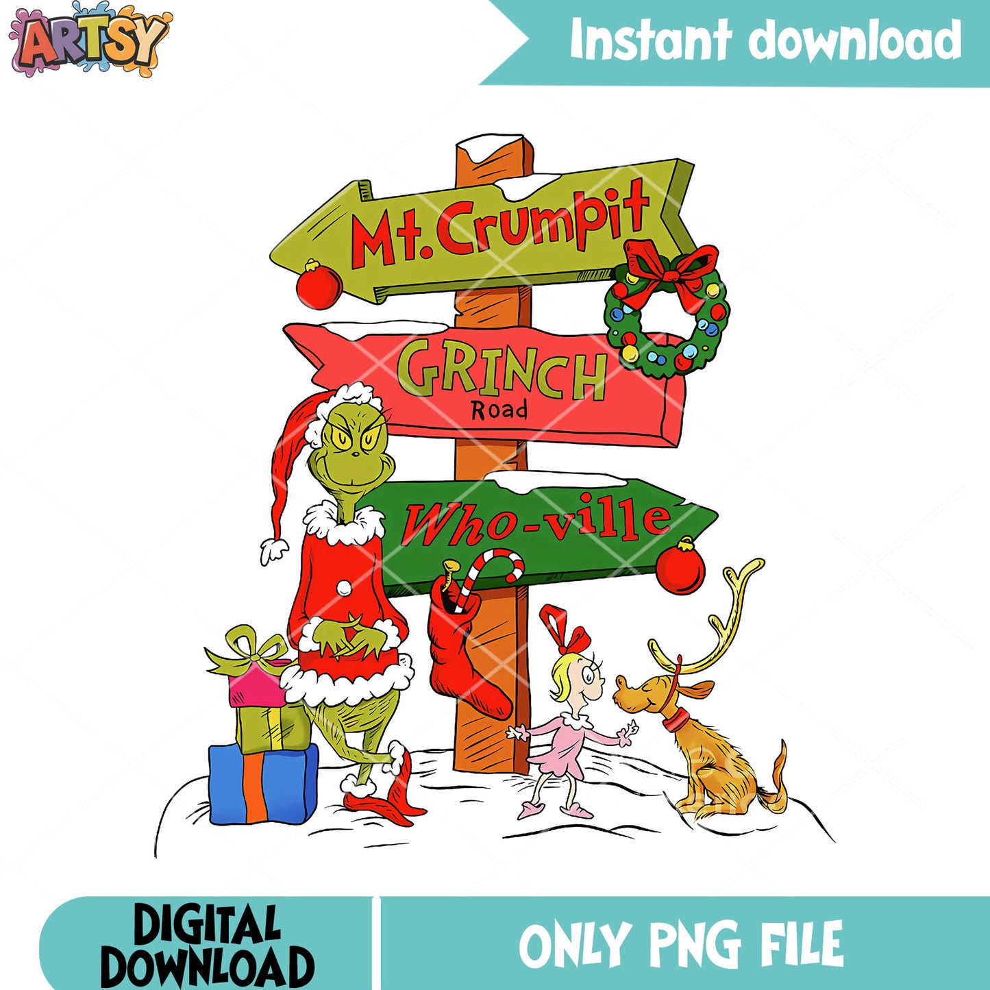 Who ville christmas grinch png, how the grinch stole christmas png