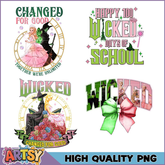 Wicked PNG Bundle High-Quality Designs