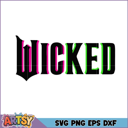 Wicked SVG Cut File Design