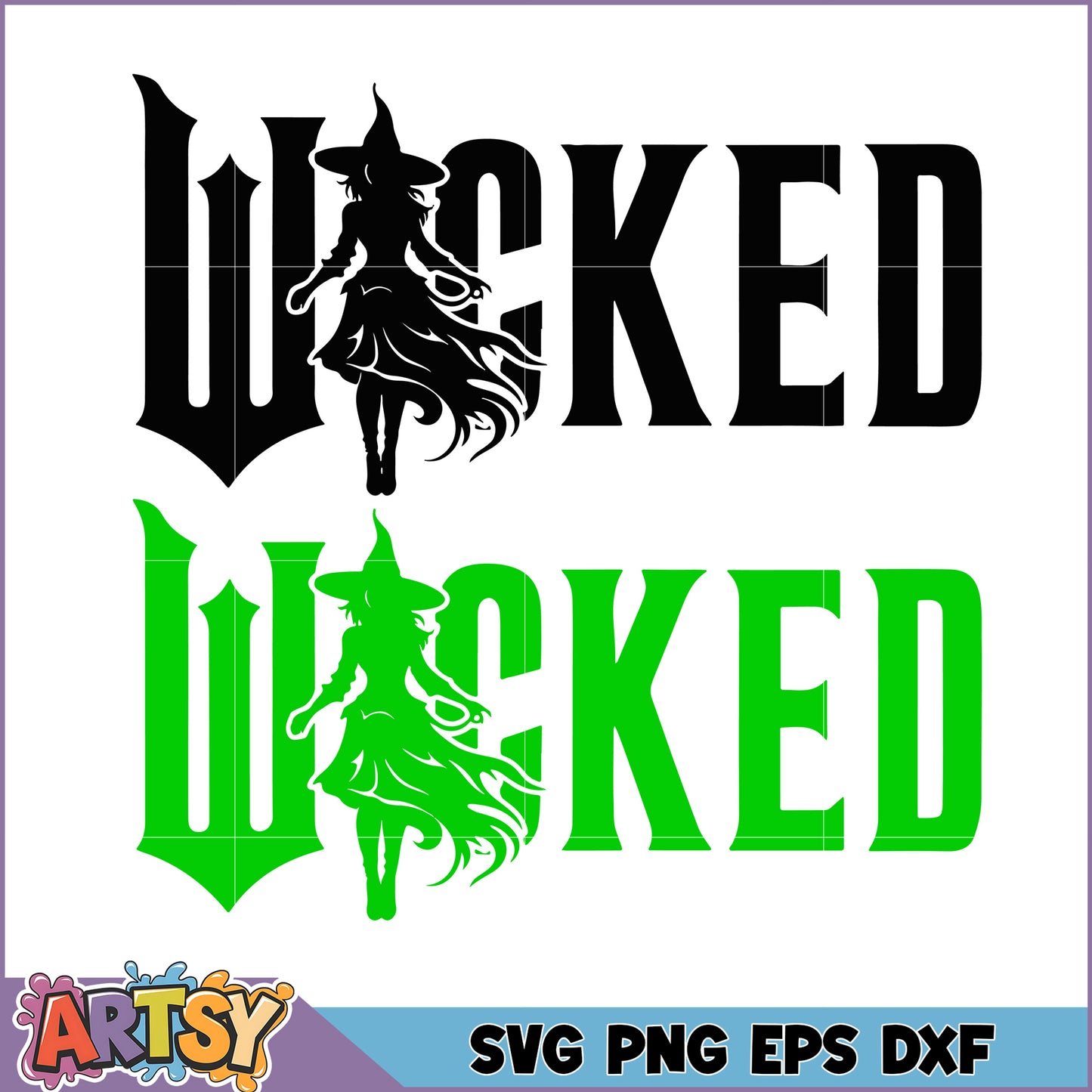 Wicked Witch SVG Cut Files