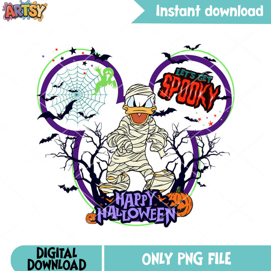 Wicker pumpkin donlad png, spider web png, halloween costume png