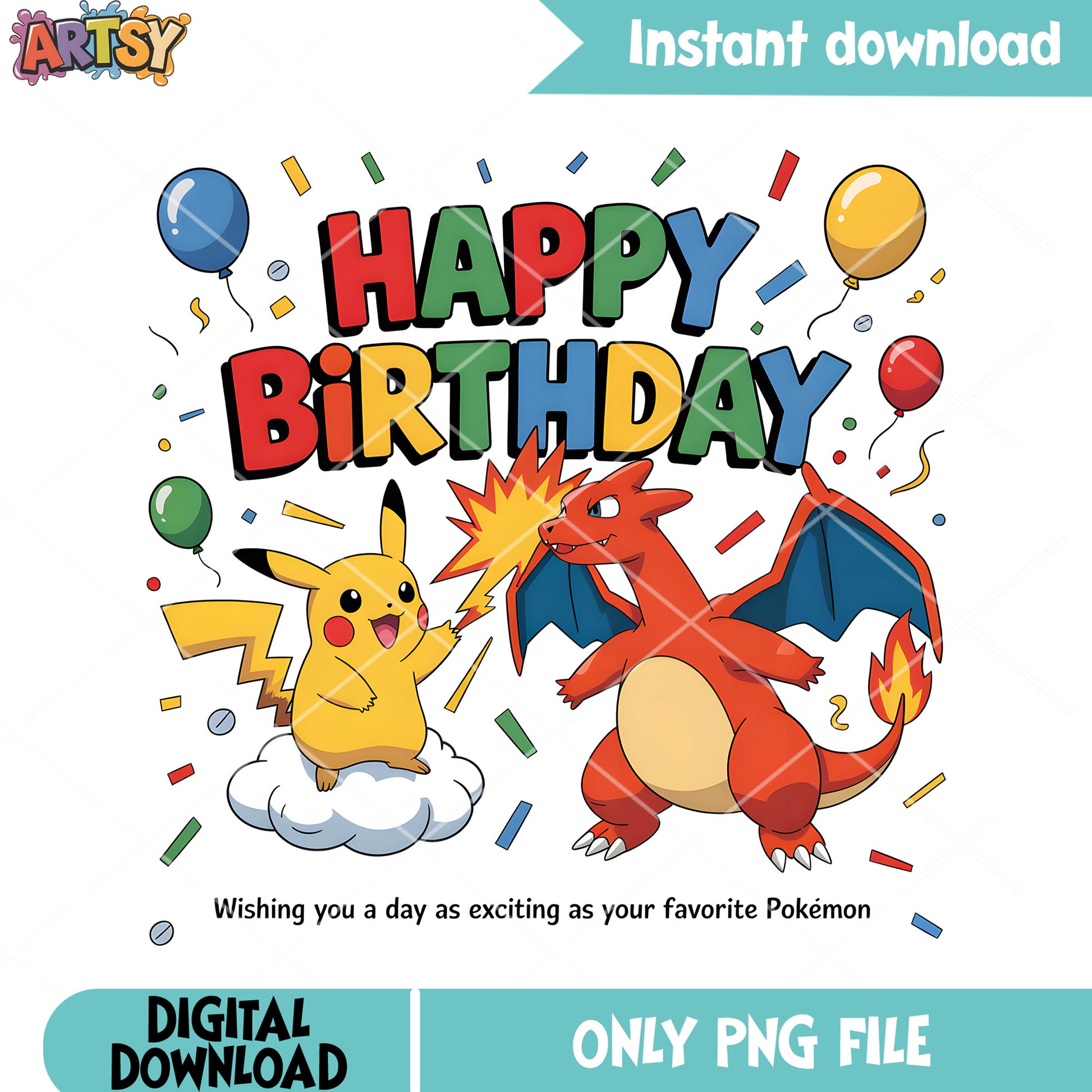 Wishing you a day as exciting as your favorite pokemon png, pikachu png