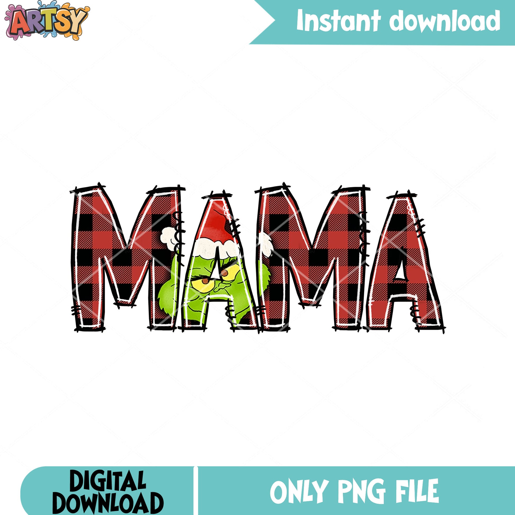 Wish my mom have a merry christmas png, xmas png, the grinch png