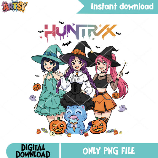 Witches Costume huntrix png, kpop demon hunter​ png, derby cat png