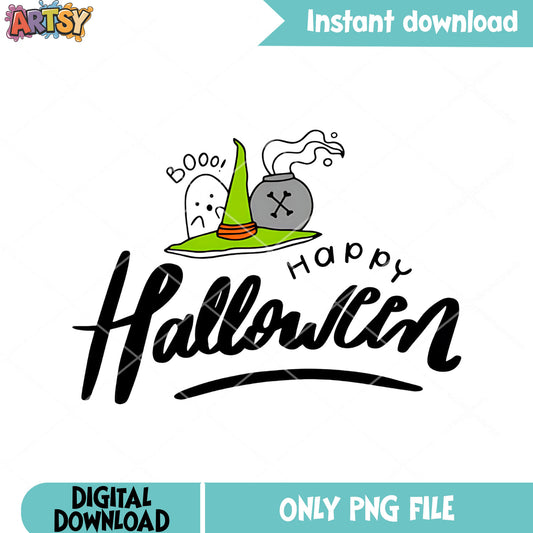 Witches cauldron png, scary halloween night png, boo icon png